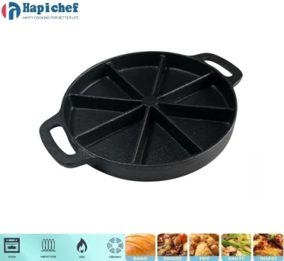 Cast Iron Wedge Cornbread Skillet | Crispy, Pre-Seasoned