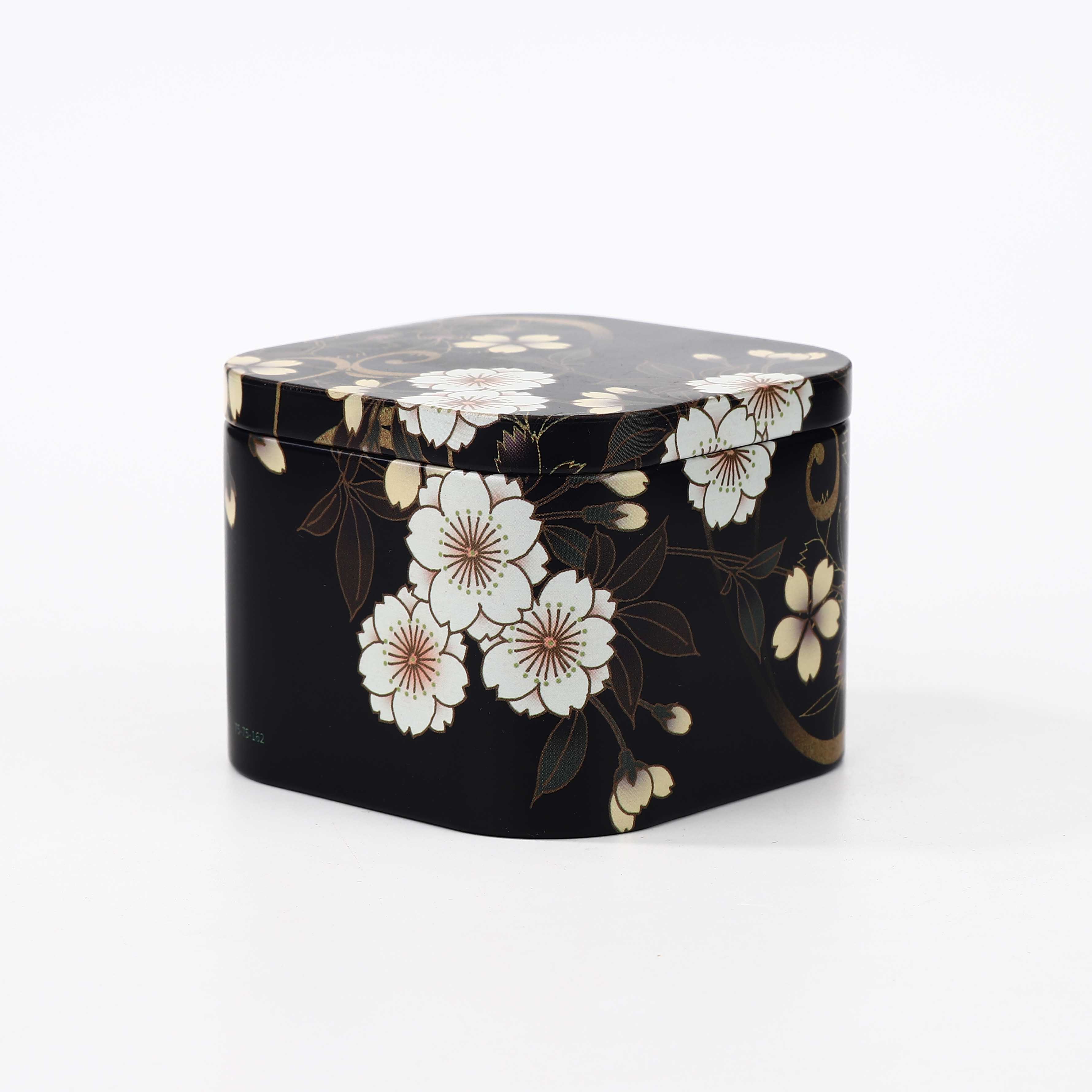 Round Corner Square Tea Tin Box
