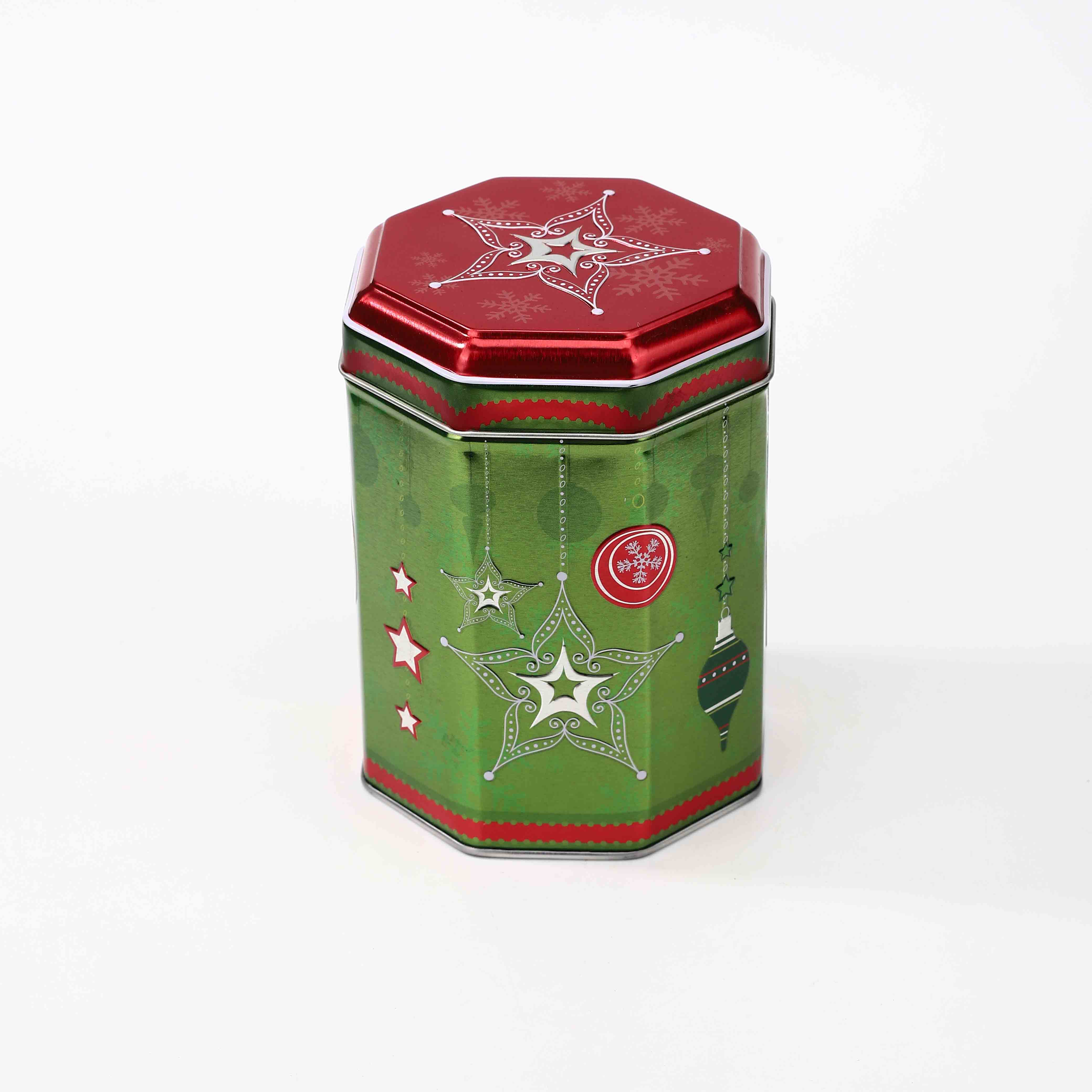 Octagonal with Music Tin Box