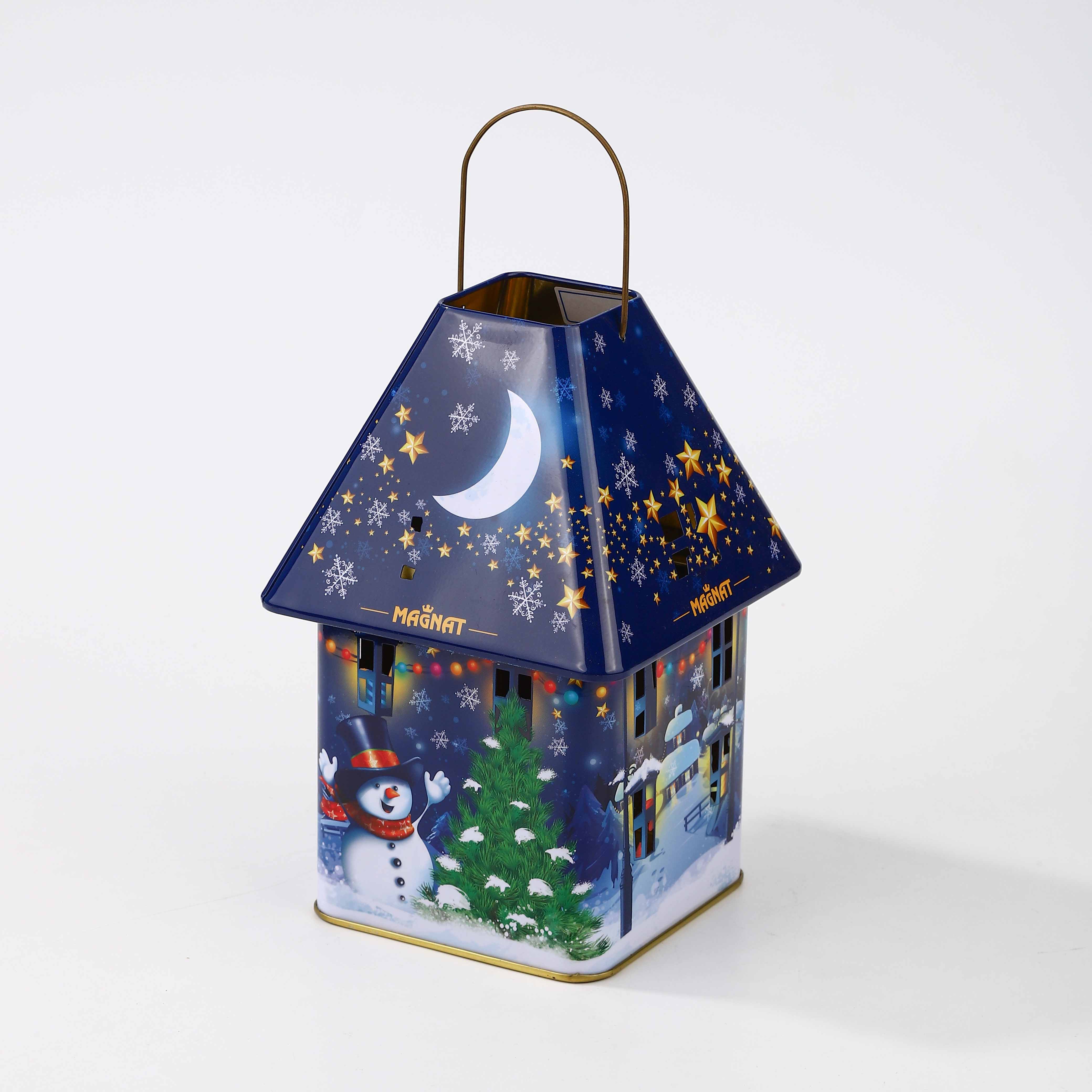 Oral Shape Tin Box