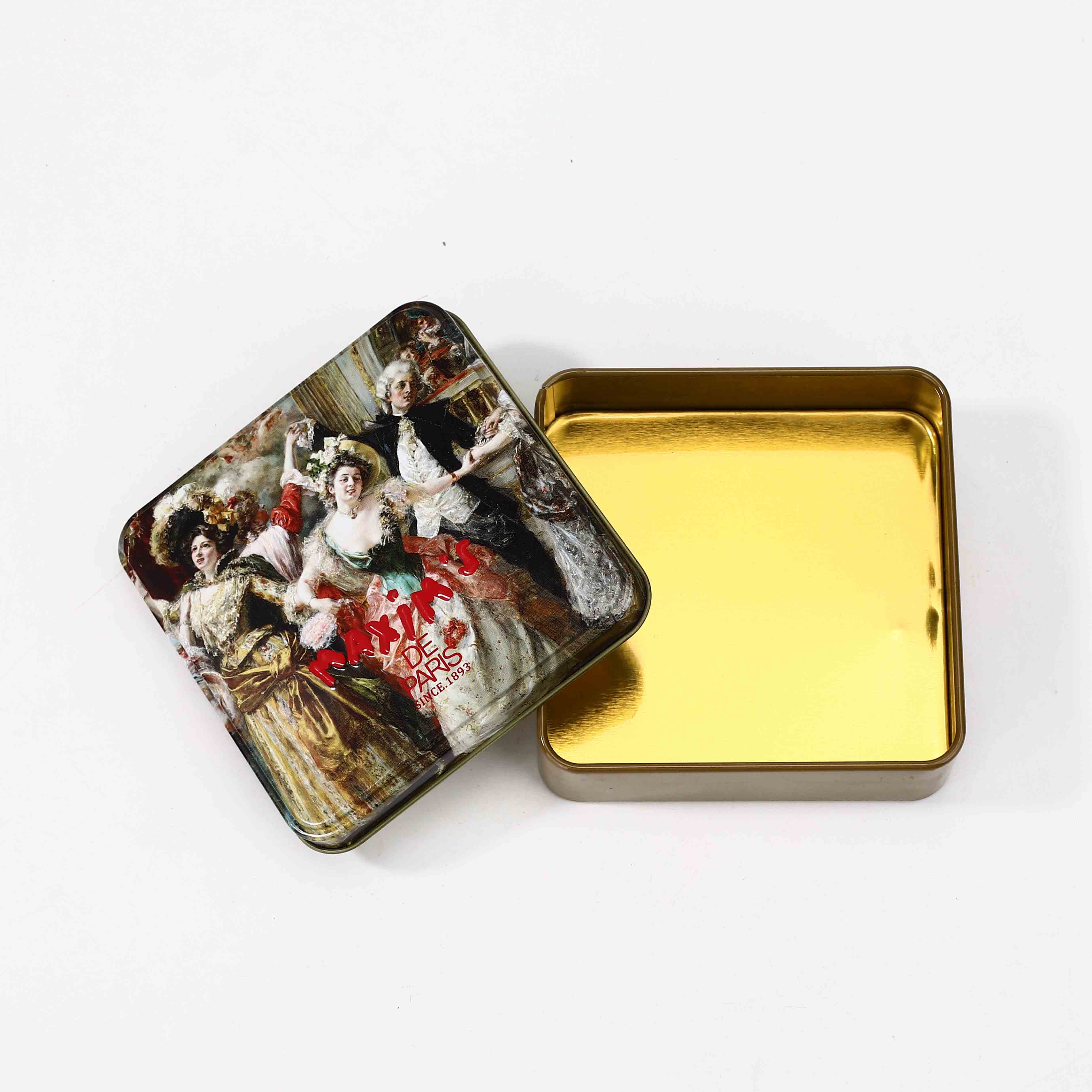 gold metal tins manufacturer