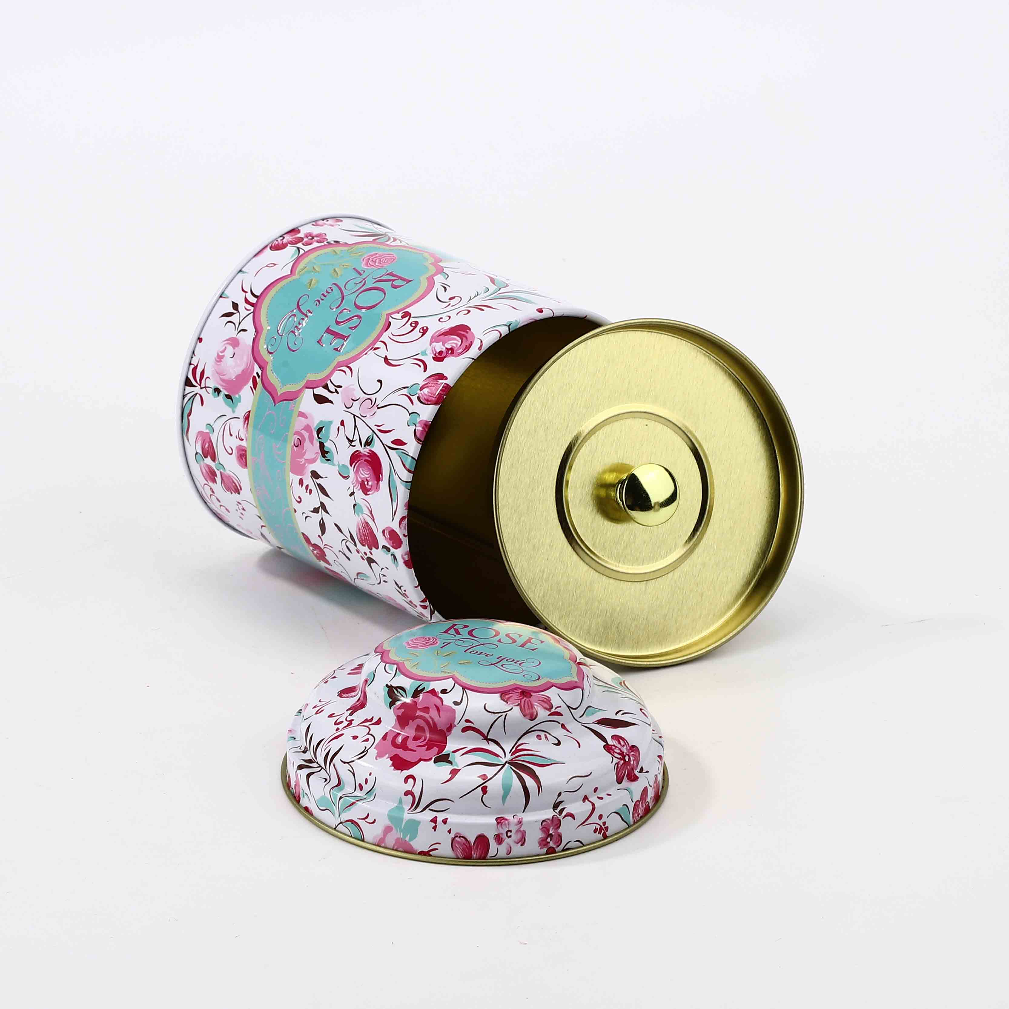 Elegant Chinese Tea Caddy Tin for Storing Your Favorite Teas and Enhancing Tea Experience