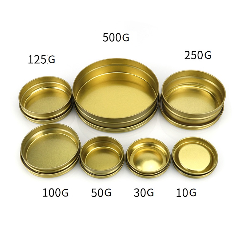 Food Tin Box Rectangle Shape Hinge Lid