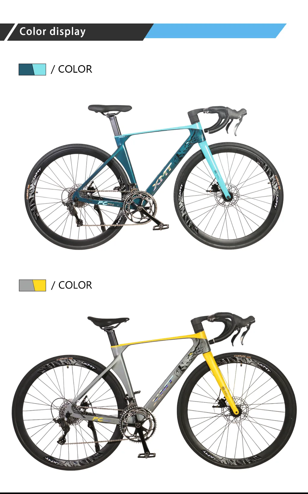 High Quality Wholesale 700C External Wiring 18 Speed Aluminum Alloy Front Fork Line Oil Disc Road Bicycle