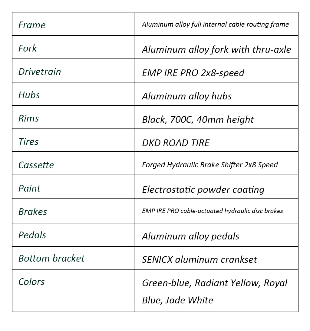 High Quality Wholesale 700C External Wiring 18 Speed Aluminum Alloy Front Fork Line Oil Disc Road Bicycle