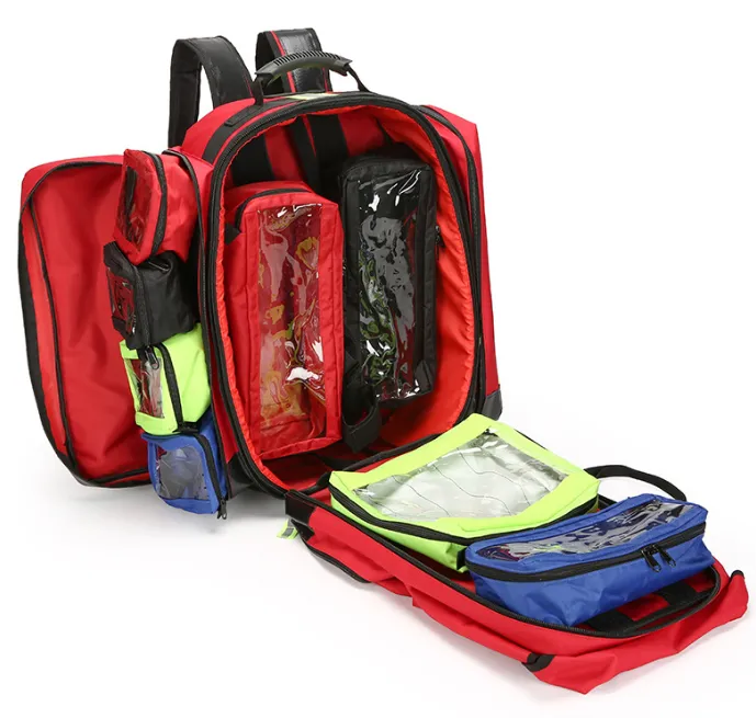 First Aid Backpack with Reflective Strip