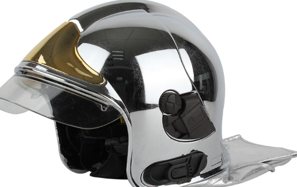 Fire warden safety helmet communication systems