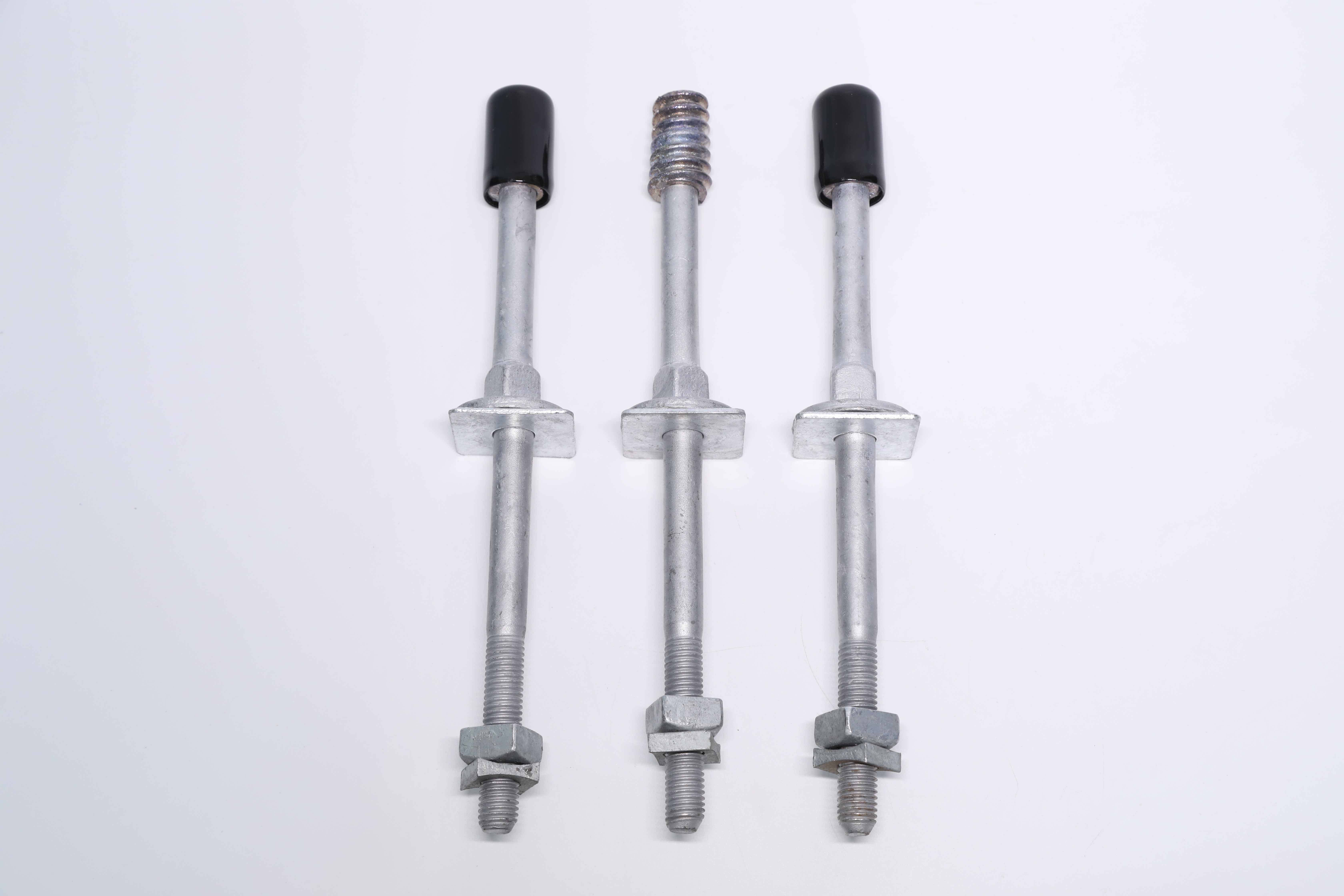 OEM Hot-dip Galvanizing High-strength Crossarm Insulator Pin with Lead Thread