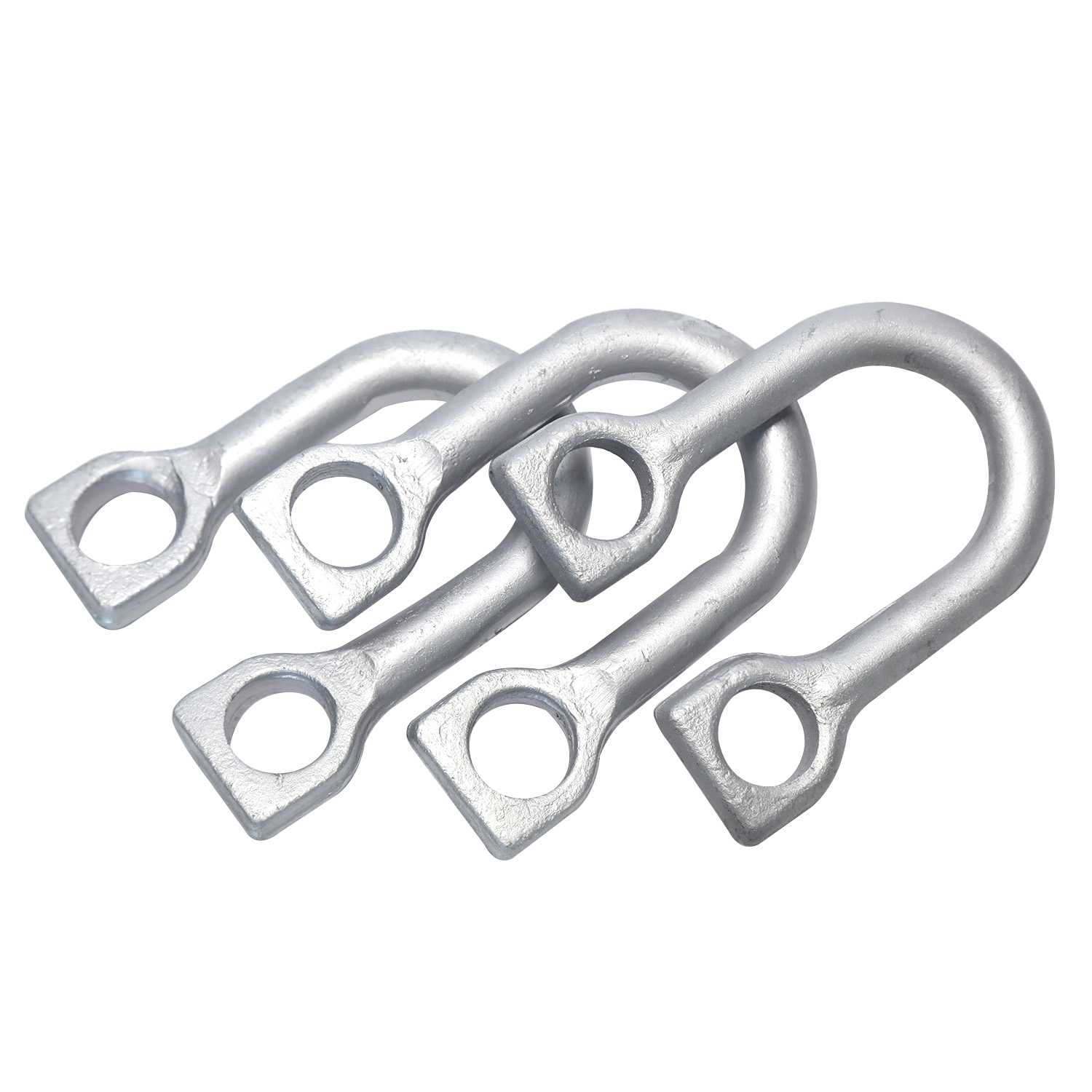 OEM Straight U Shackle Anchorage Galvanized Steel 16mm
