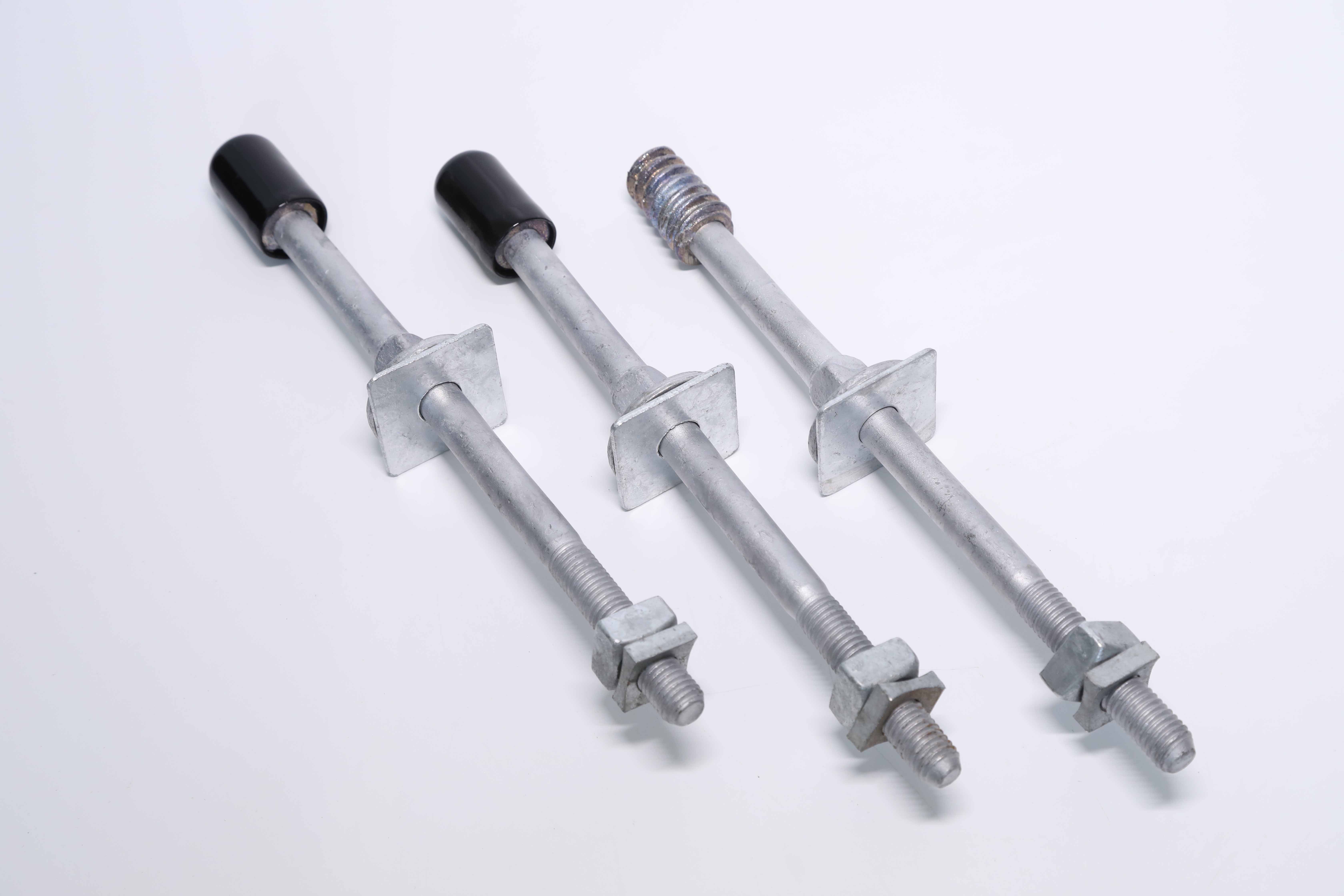 OEM Hot-dip Galvanizing High-strength Crossarm Insulator Pin with Lead Thread