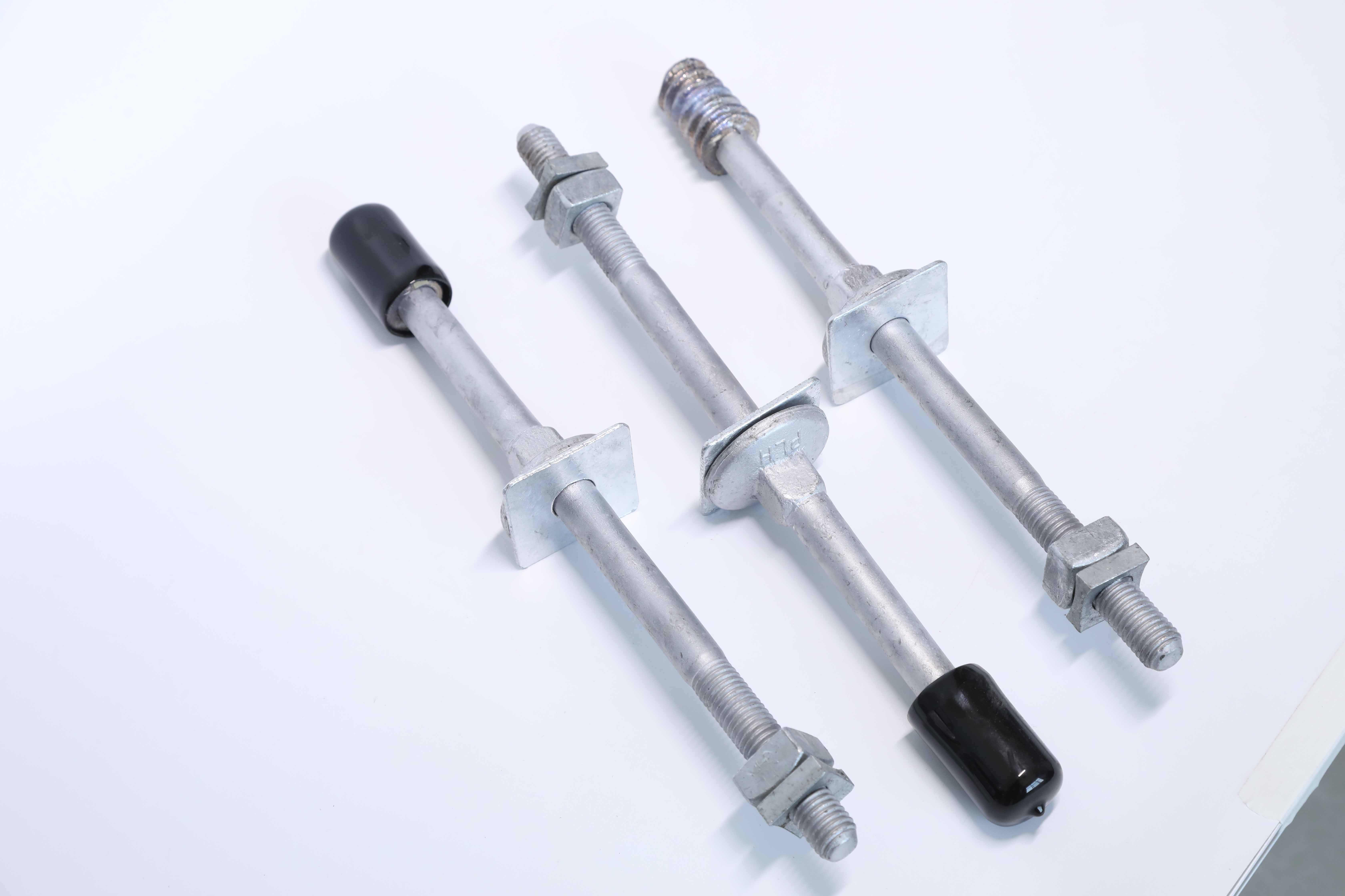 OEM Hot-dip Galvanizing High-strength Crossarm Insulator Pin with Lead Thread