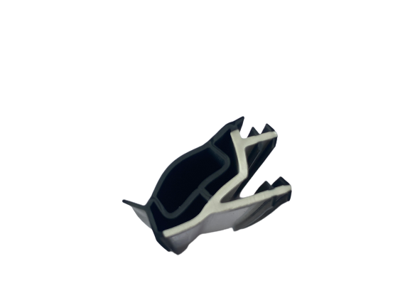 Adjustable waterproof and soundproof rubber sealing strips for automotive window insulation