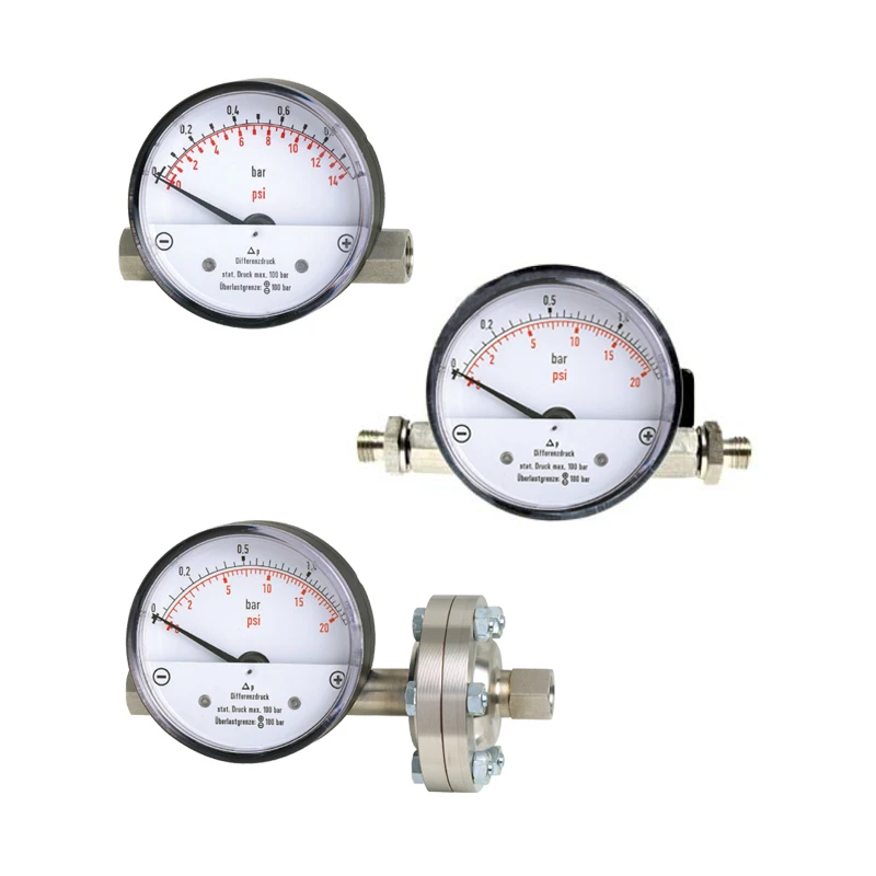 Differential Pressure Gauge-Magnetic piston type