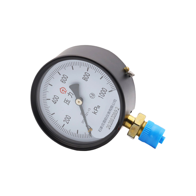 railway pressure gauge-single pointer-tube typeY-100