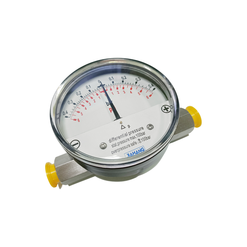 Differential pressure gauge with magnetic piston-YCC80