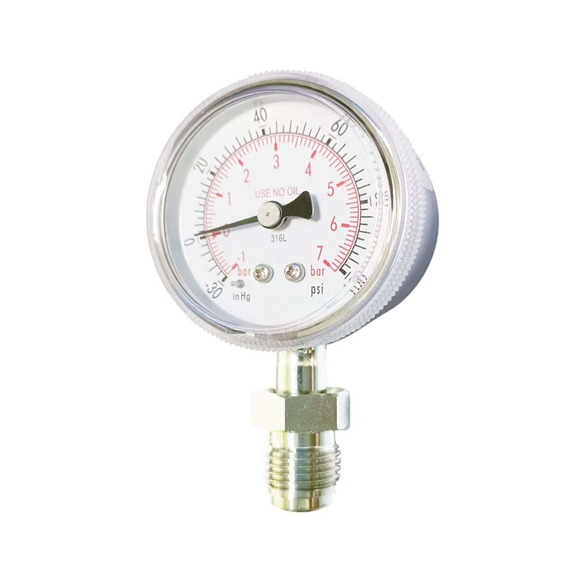Ultra-high purity pressure gauge(UPG,L-pressure) -VCR1/4
