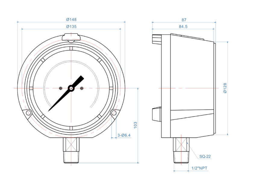 how to use air pressure gauge