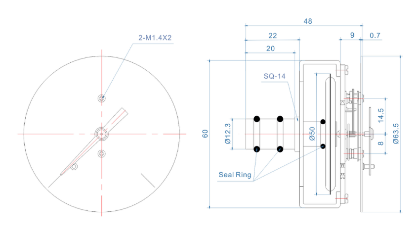 water pressure test gauge