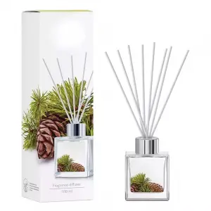 Plant fresh air perfume holiday ornament glass bottle aromatherapy essential oil reed diffuser set