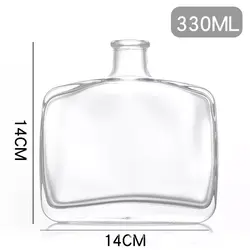 hot sale clear flat glass essential oil reed diffu