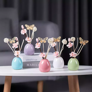 Wholesale luxury home aromatherapy flower ceramic