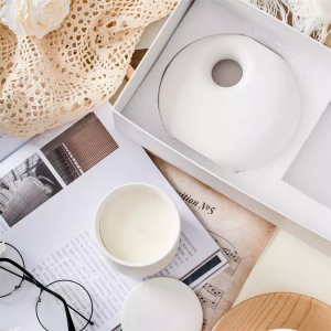 customize office hotel donut round ceramic aroma b