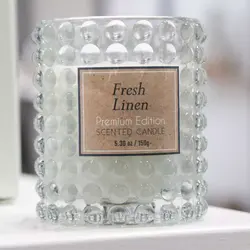 Factory direct Fresh linen Amber Sandalwood emboss