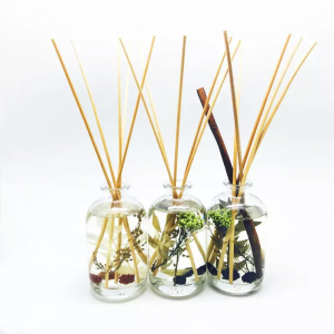 Customized Luxury Aroma glass bottle Reed Diffuser