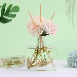 hot sale clear flat glass essential oil reed diffu