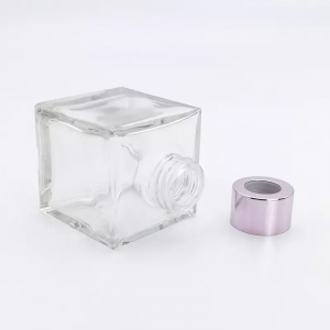 Wholesale Square Clear Reed Diffuser Bottle Glass 