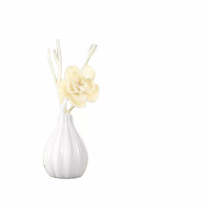 New design immortal flower diffuser stick lasting fresh air home ceramic bottle aromatherapy essential oil reed diffuser set