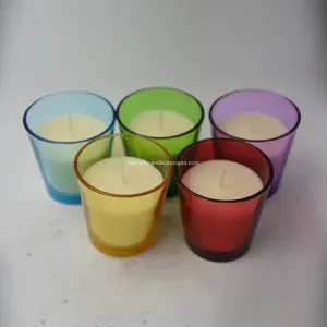 Home Decoration Use and Scented Feature glass jar candle