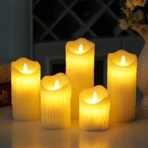 navy blue taper candles