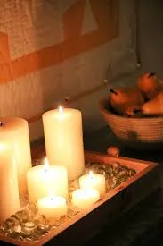 Exploring the Serenity of Water, Tea, and the Warm Glow of Candles