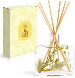 hot sale clear flat glass essential oil reed diffu