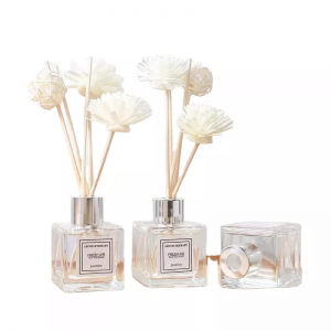 Office Home Room Scents Diffuser Glass Bottle Aromatic Essential Oil Scent Stick Reed Diffuser