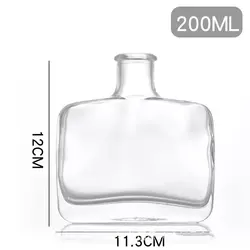 hot sale clear flat glass essential oil reed diffu