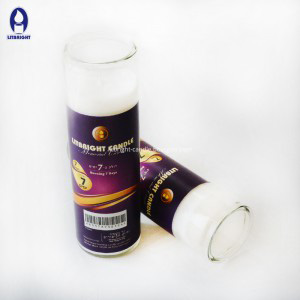 High quality 7 days Jewish glass candle: Kosher, 168h burn?