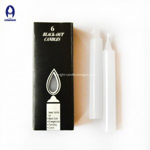 2018 popular design flameless white household candle