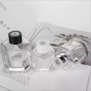 Clear Empty Six Edges Aromatherapy Reed Diffuser F