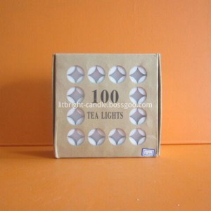 High Quality Smokeless White Tea Light Candles
