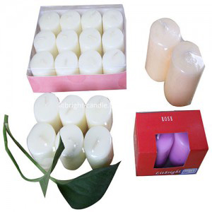 Bulk Purchase of 3x4 Inch White Pillar Candles Perfect for Events and Home Decor