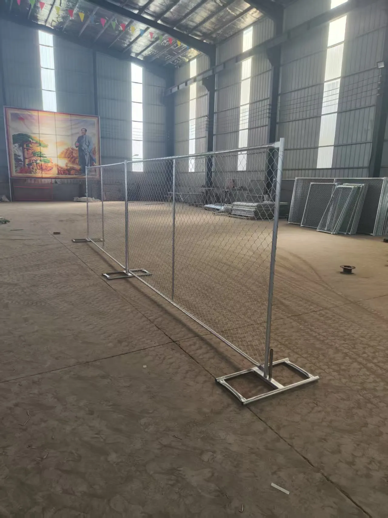 Woven Mesh Temporary Fence