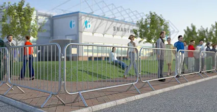 Welded Steel Tube Temporary Fence