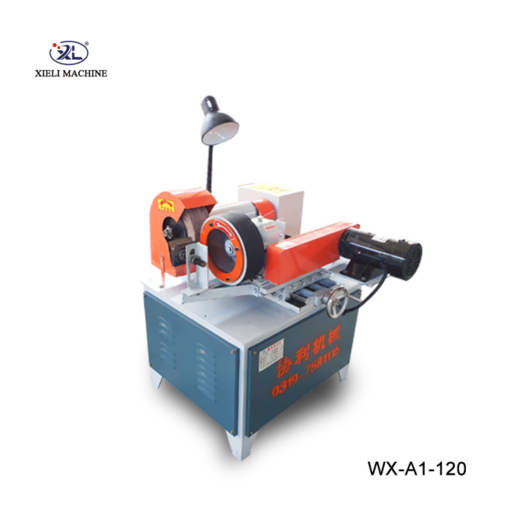 Stainless steel pipe polishing machine for round