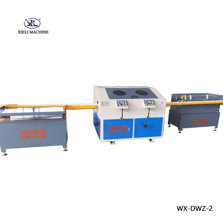 New automatic round pipe rust removal and polishing machine