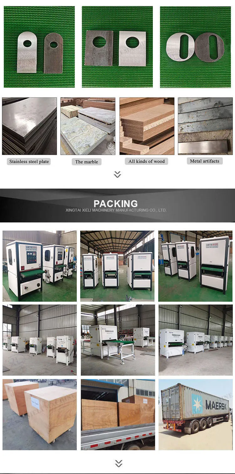 Xieli Machinery Metal plate flat grinding machine metal sheet derusting polishing Flat sander polish machines