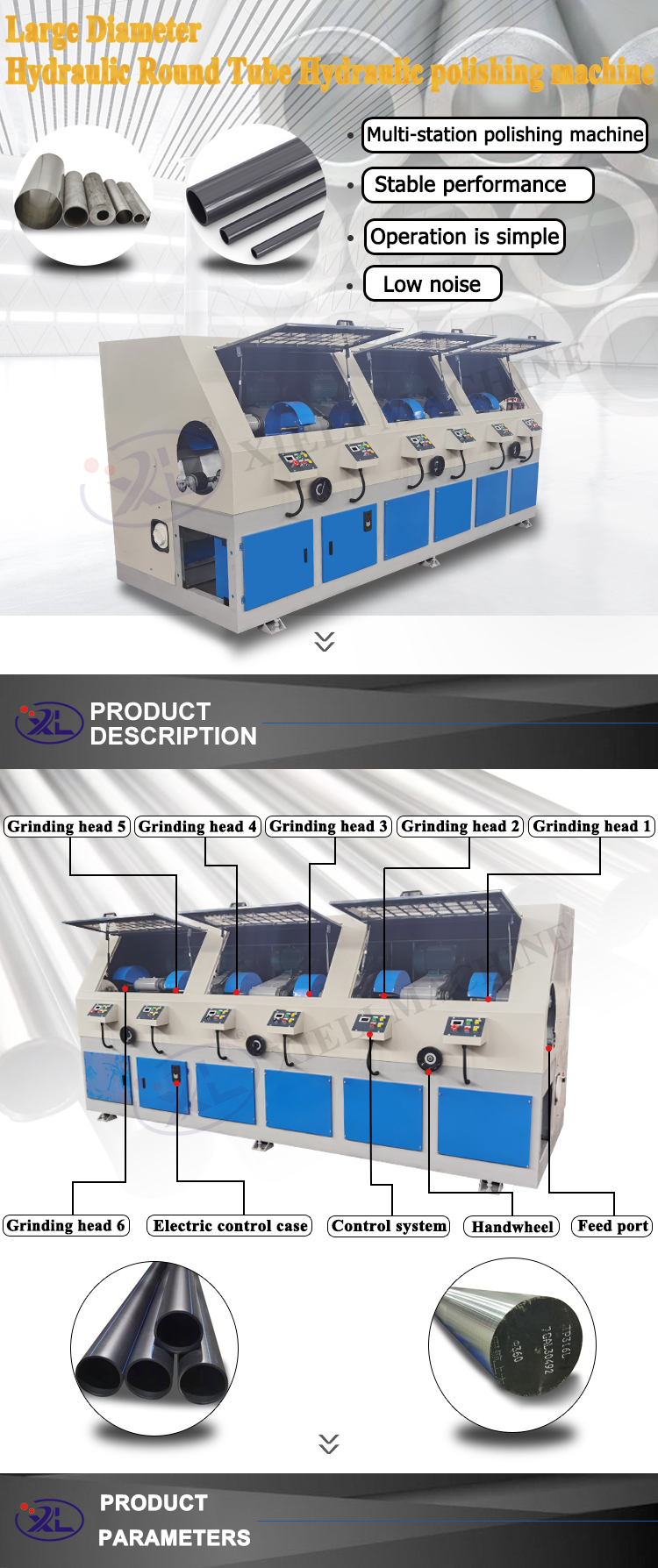 ce certification tube polishing machine products