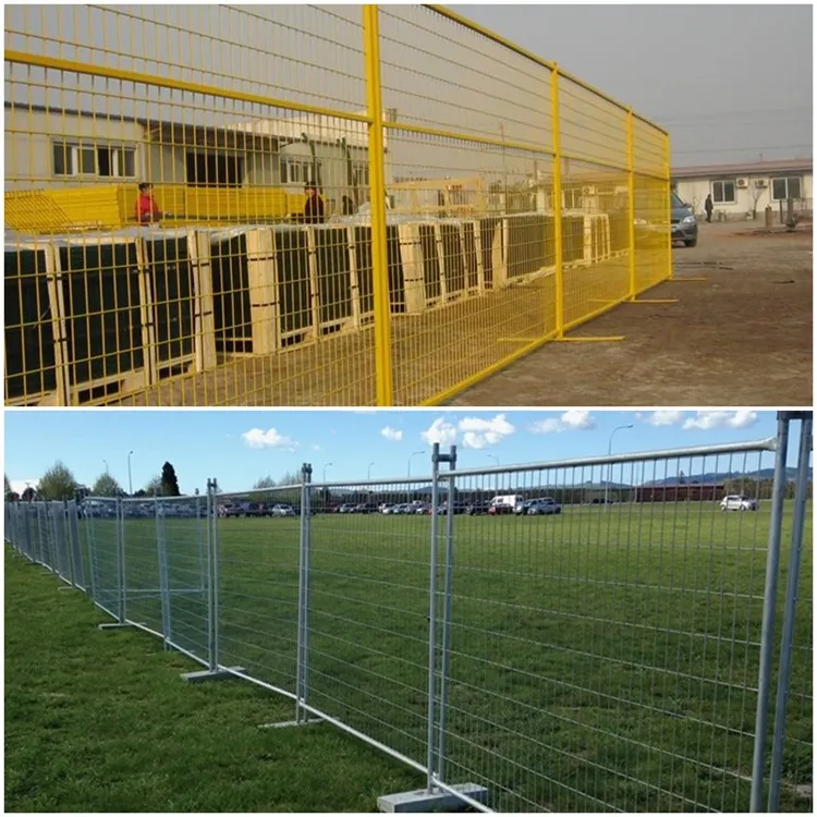 Hop Dipped Galvanized/PVC Coated Temporary Fence