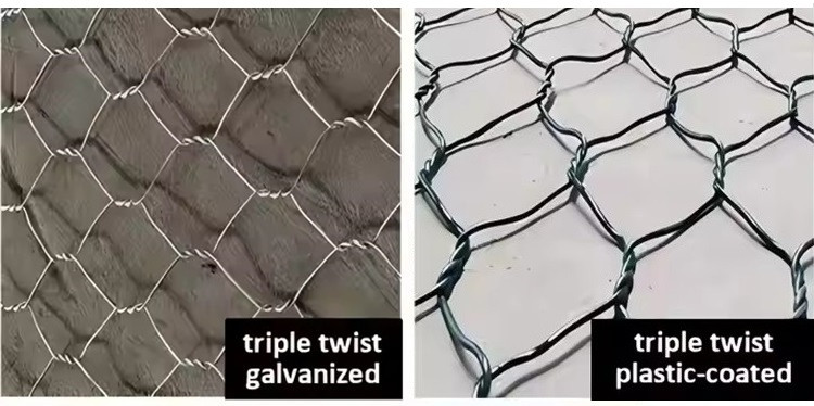 Strong Double Twisted Hexagonal Gabion Mesh Roll: Erosion Control